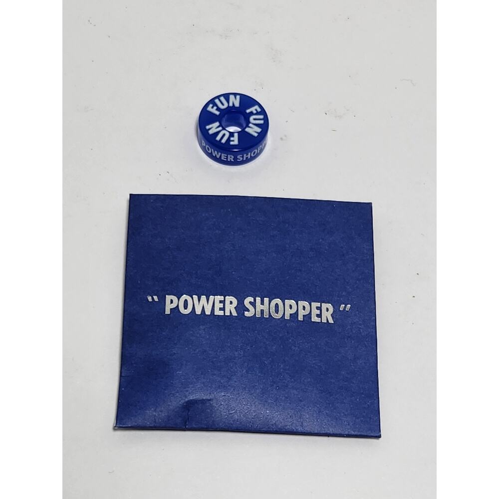 Carnival Cruise EFFY Fun Barrel POWER SHOPPER Blue with White Letters Charm